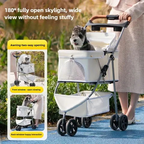 Dreirad-Haustier-Kinderwagen