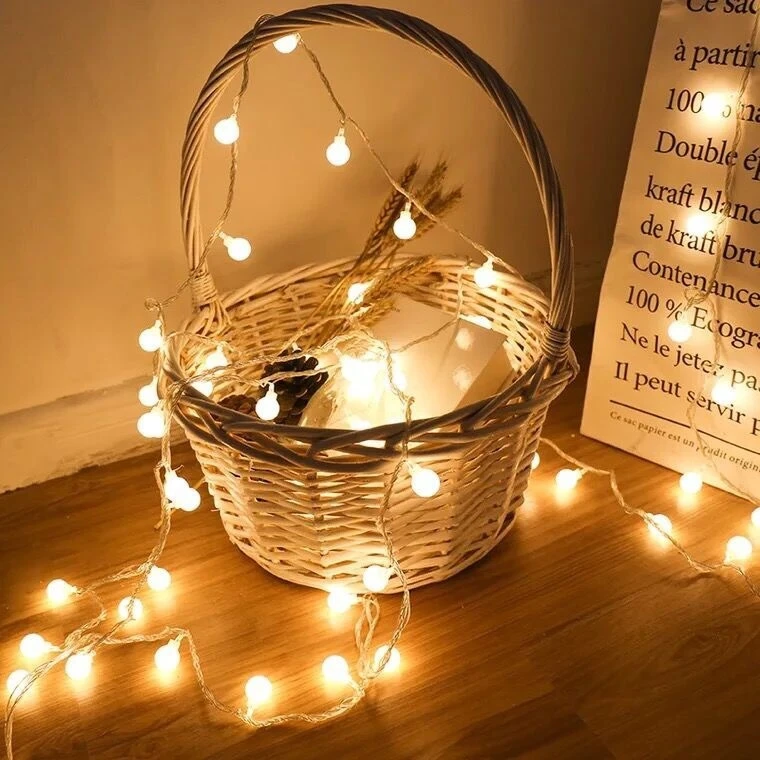 10m LED-Lichterkette mit Power-Ball-Design 2