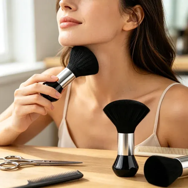 Weiche Nackenstaubbürste für Friseure 4