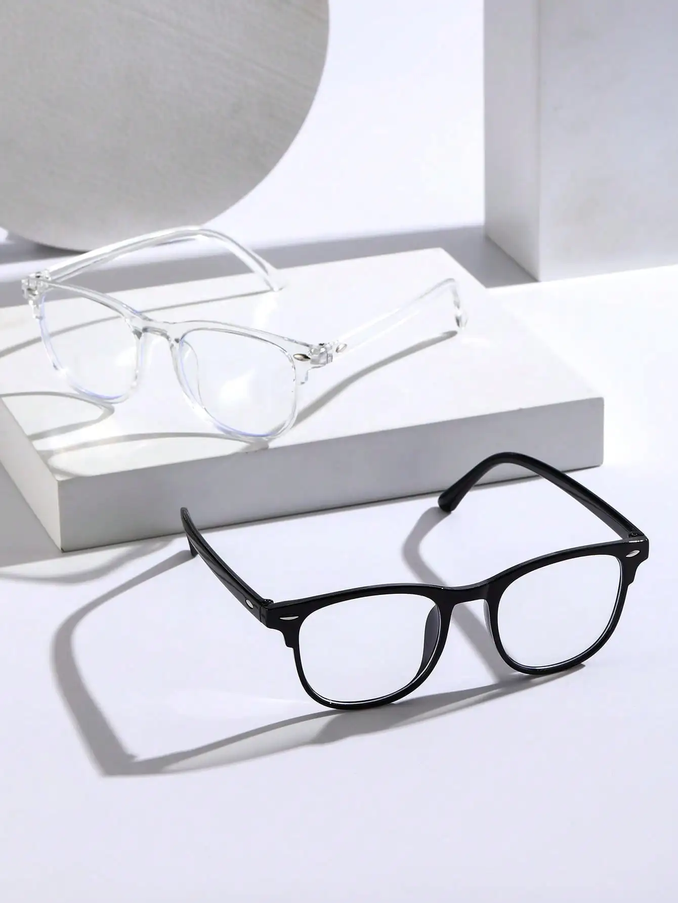 Quadratische Anti-Blaulicht Brille Unisex 4