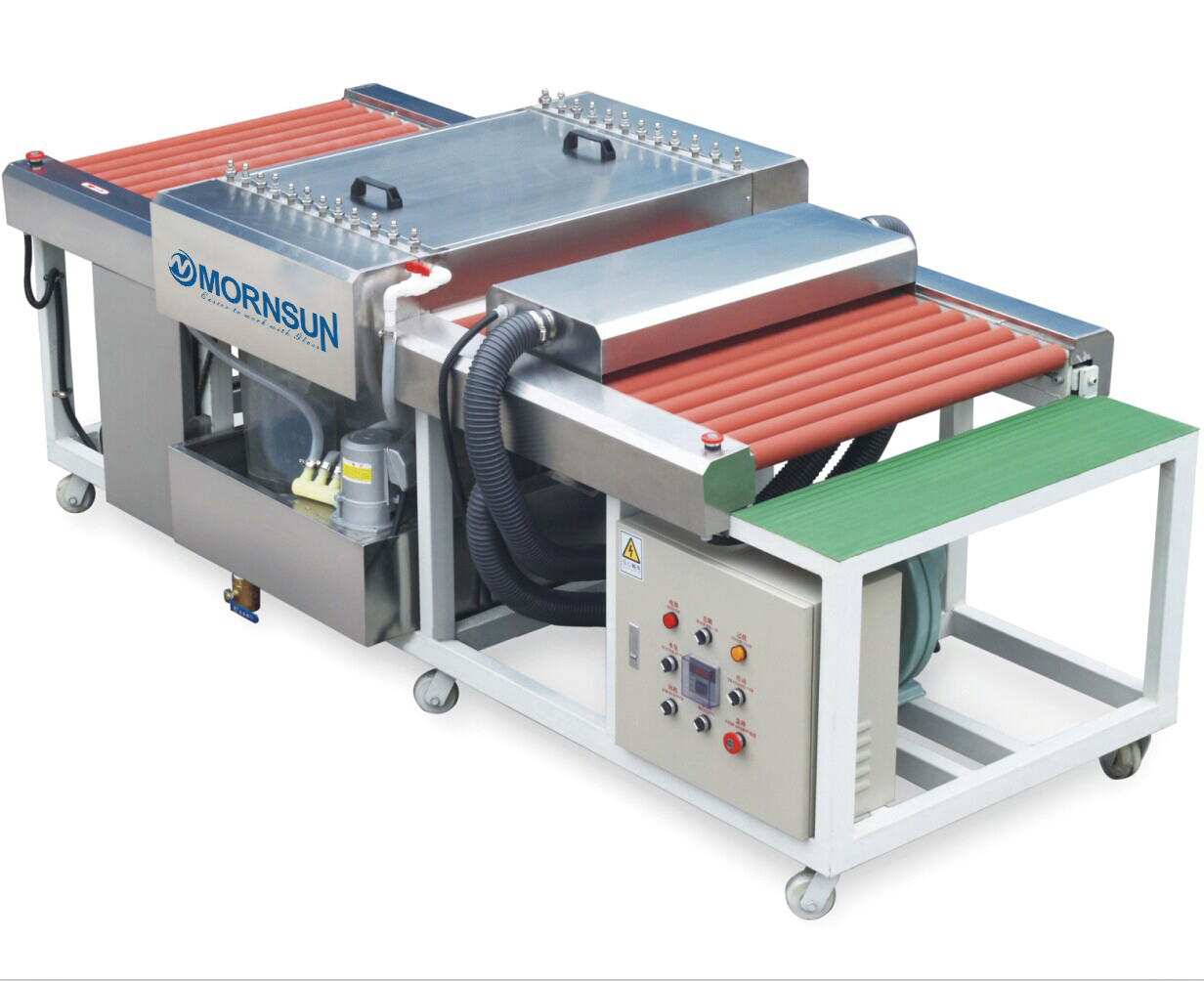 Glasreinigungsmaschine mit zweistufigem Waschsystem 4