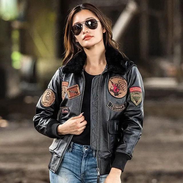 Pilotenlederjacke 4
