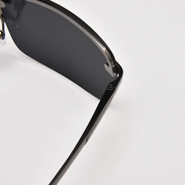 Rechteckige polarisierte Unisex-Sonnenbrille 4