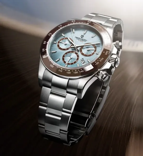 Sportlicher Edelstahl-Chronograph mit Saphirglas 4