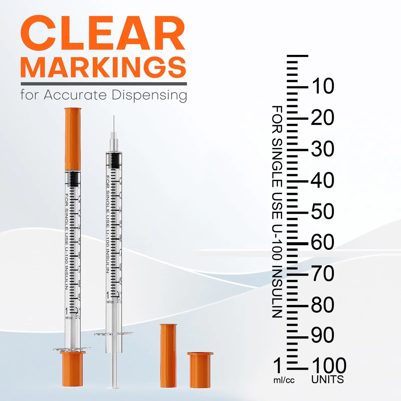 Insulinspritze 1ml mit Nadel Tierpflege 3