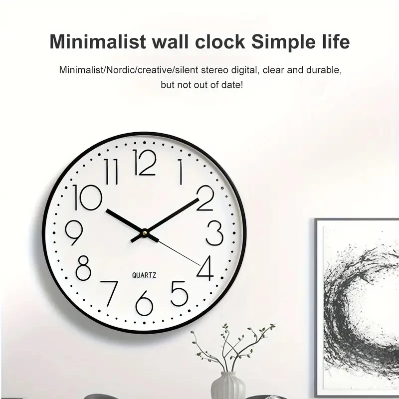 Geräuschlose Wanduhr