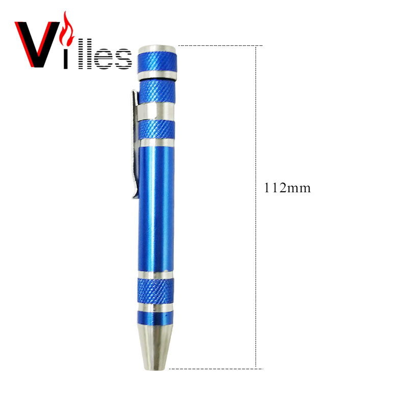 8-in-1 Magnet-Stift-Schraubendreher mit Werbeaufdruck 3