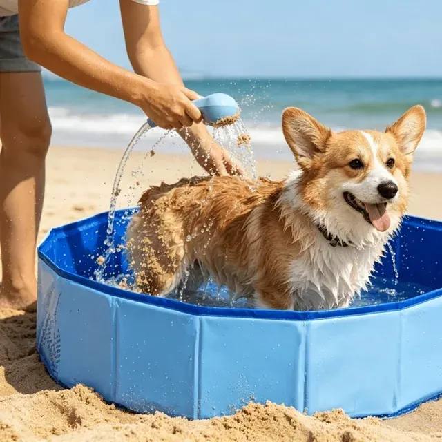 Faltbare Hundebadewanne 2