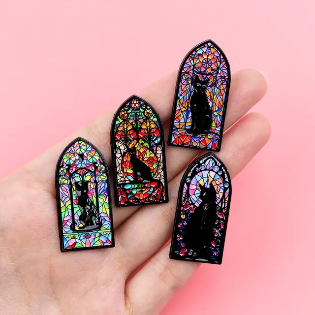 Emaille-Pin-Set 4