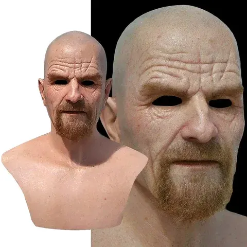 Glatzen-Latexmaske