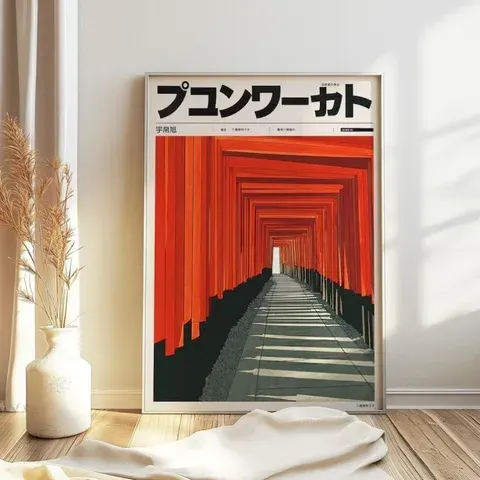 Japanisches Wandkunstposter