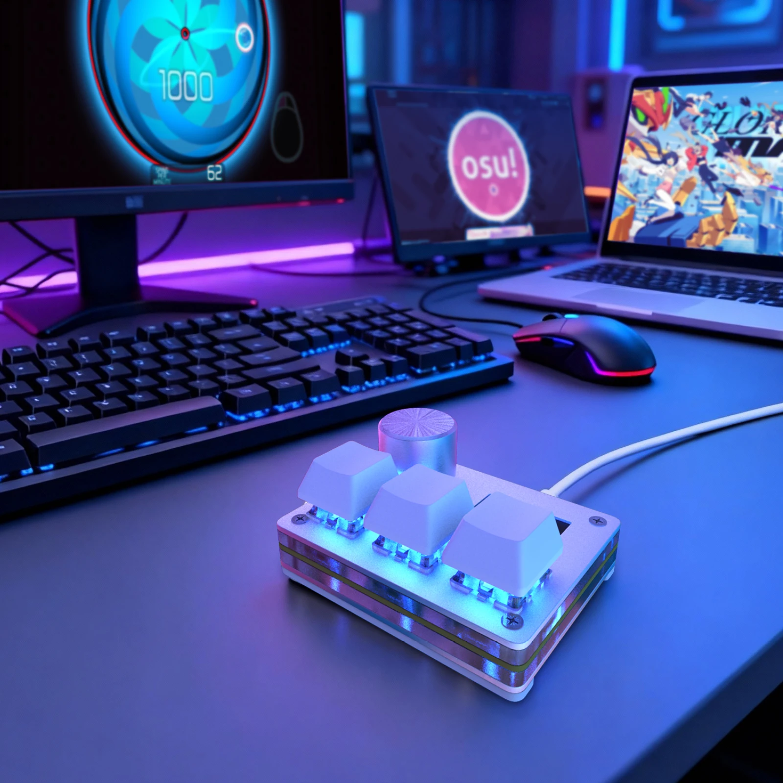 Rapid-Trigger Gaming-Tastatur mit Magnetschaltern 4