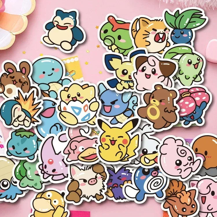 Kawaii-Anime-Sticker-Set, 50 Stück, Laptop
