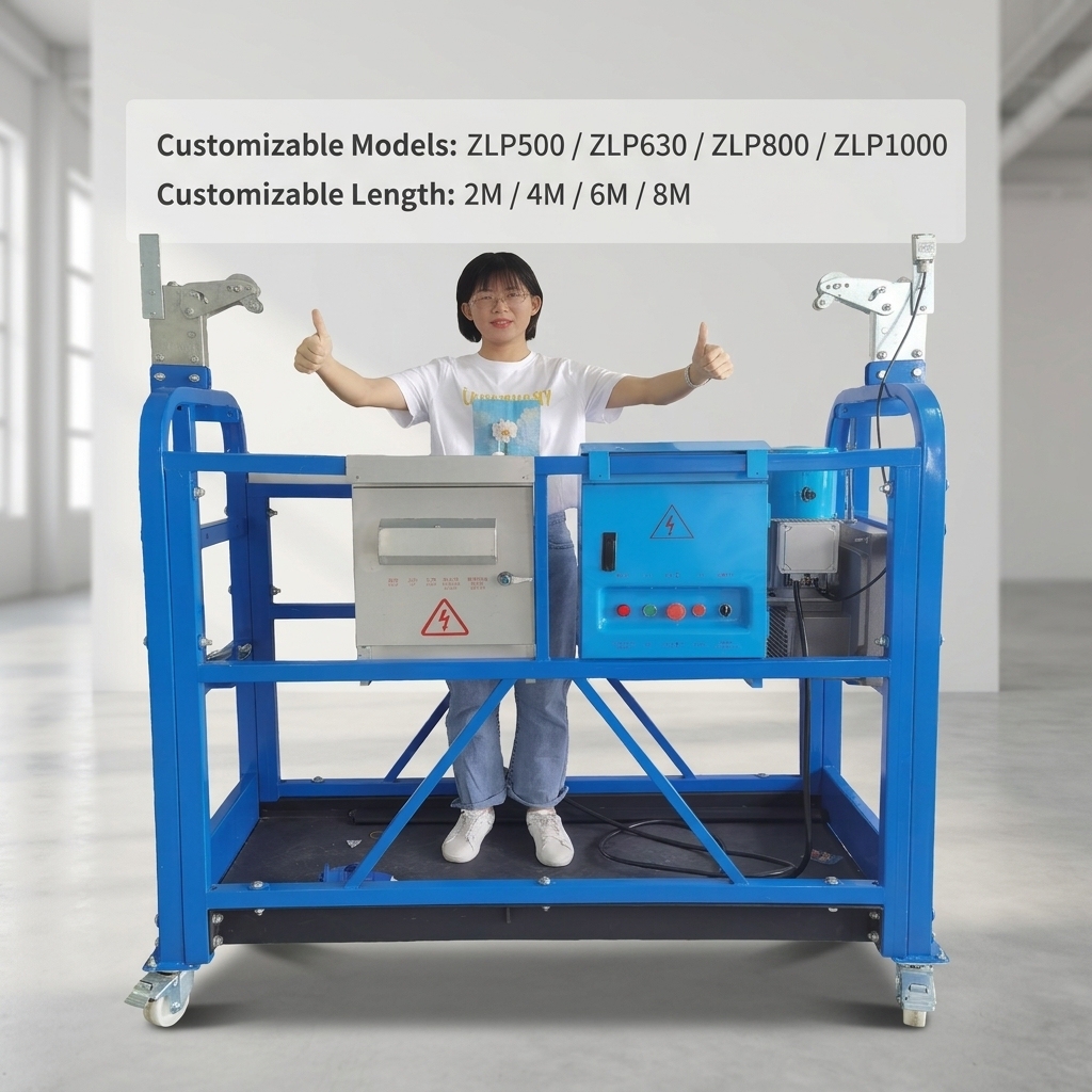 Motorisierte Fassadenplattform 630 kg 3