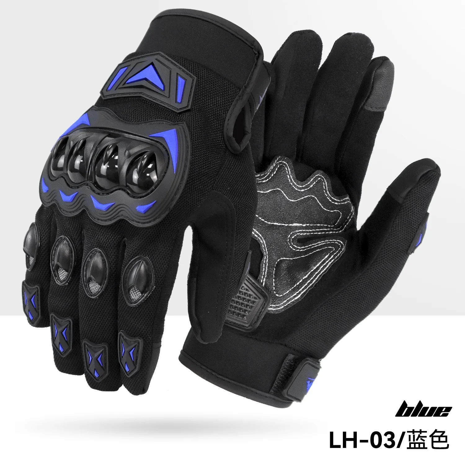 Touchscreen-Sommer-Motorradhandschuhe CE 4