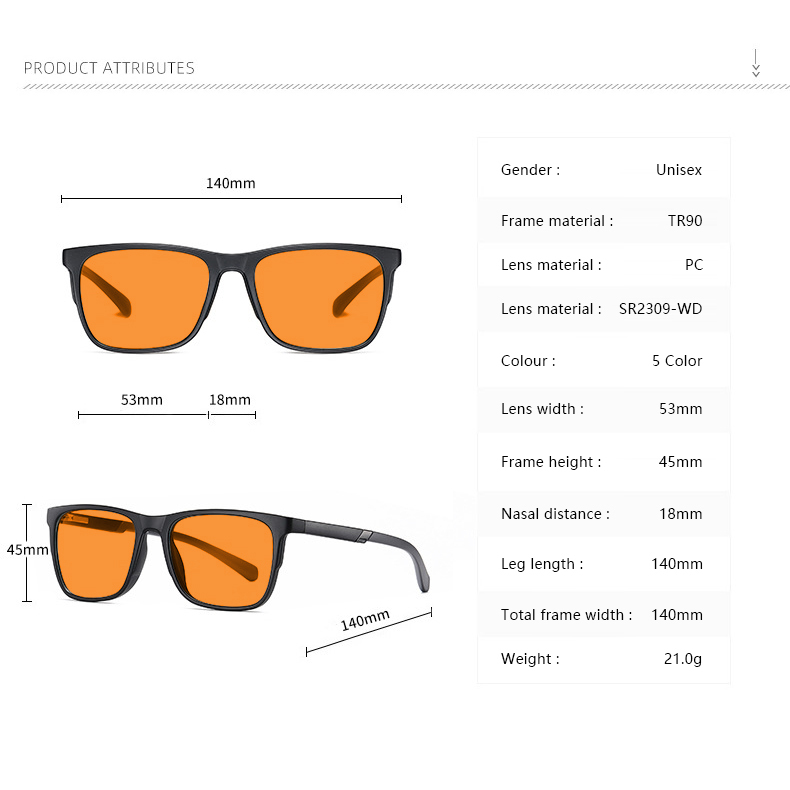 Quadratische Lesebrille mit Blaulichtfilter 3