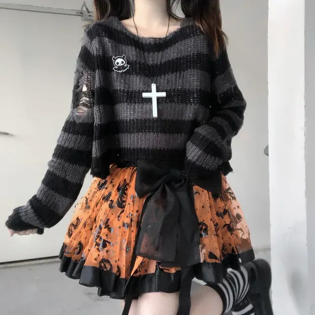 Gothic-Strickpullover 3