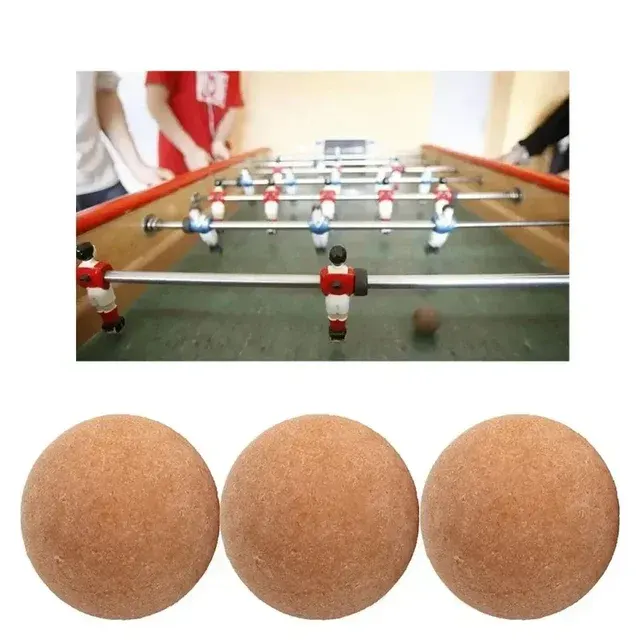 Holz-Kunststoff-Tischfußballbälle 3