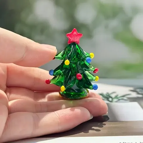 Kristallglas-Weihnachtsfigur