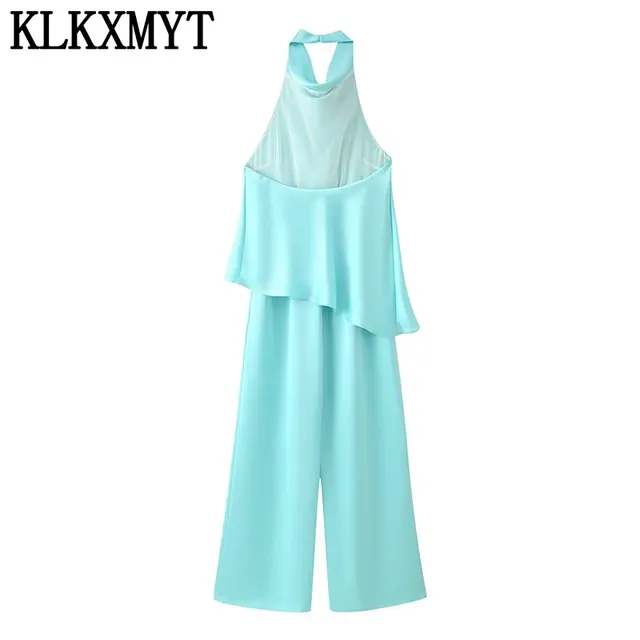 Damen-Satin-Jumpsuit 3