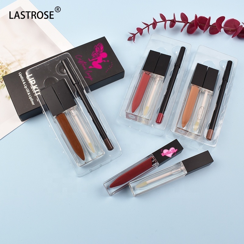 Wasserfestes Matte Lippenstift und Liner Set
