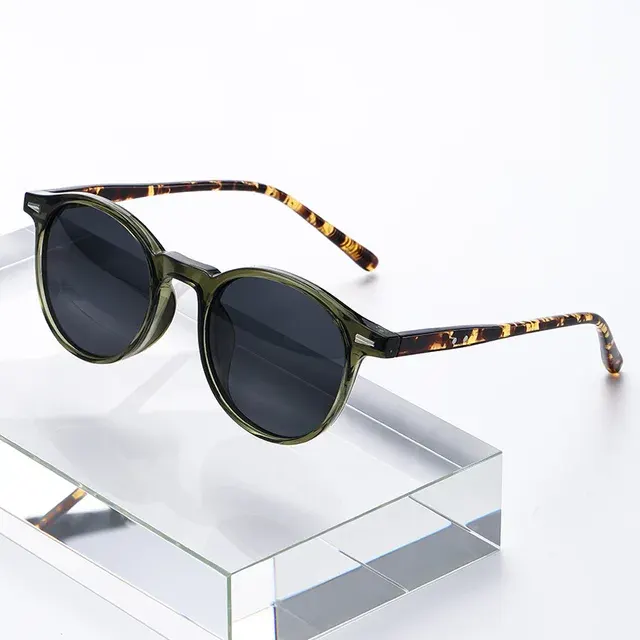 Runde Vintage-Sonnenbrille für Damen und Herren 3
