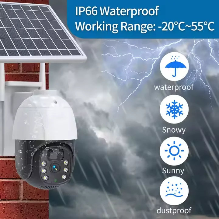 Solar Outdoor Sicherheitskamera 4MP mit 5G WLAN 3