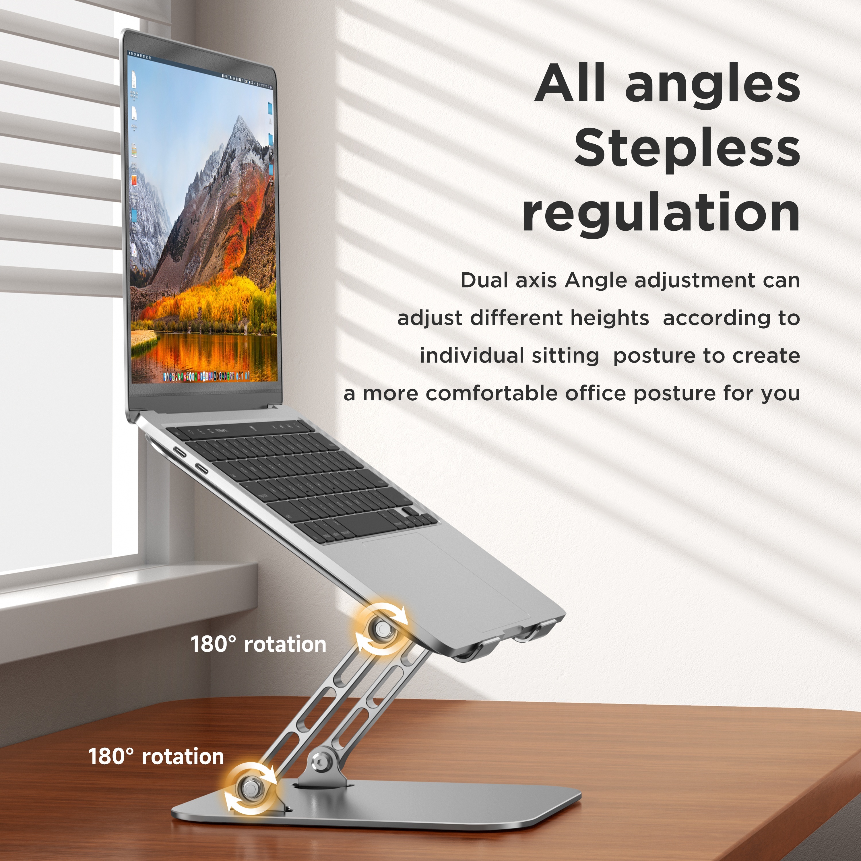 Laptopständer aus Aluminium 3