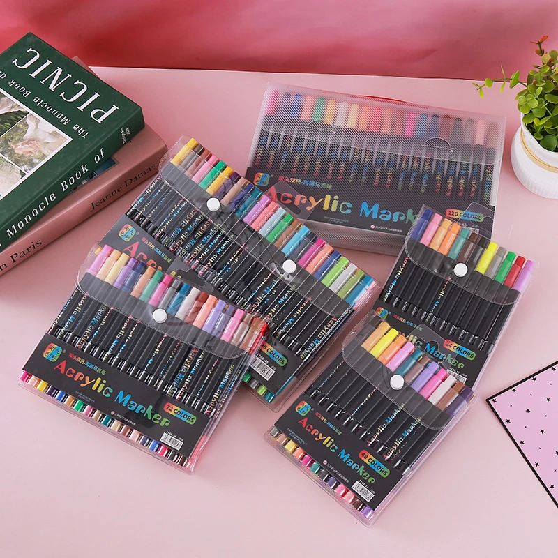 Dual-Tip Acryl-Marker-Set, 24–120 Farben 3