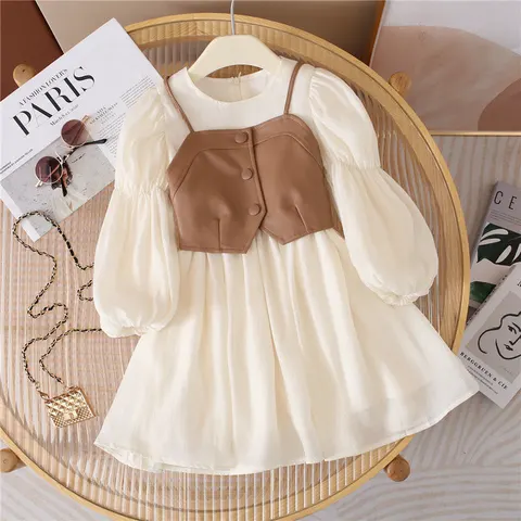 Mädchen Zweiteiler Kleid-Set