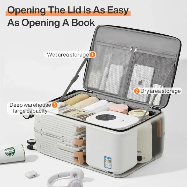 Trolley-Koffer mit USB-Anschluss 4