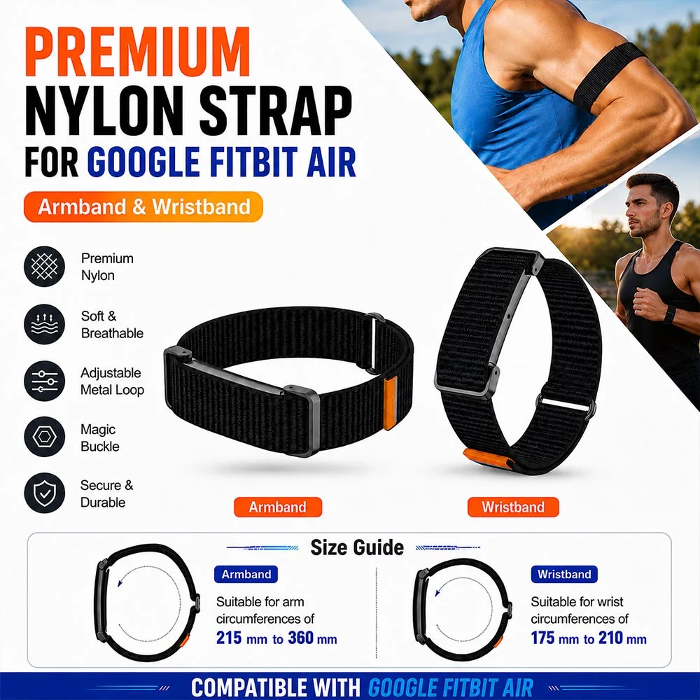 Bizeps-Nylonband für Fitbit Air 2