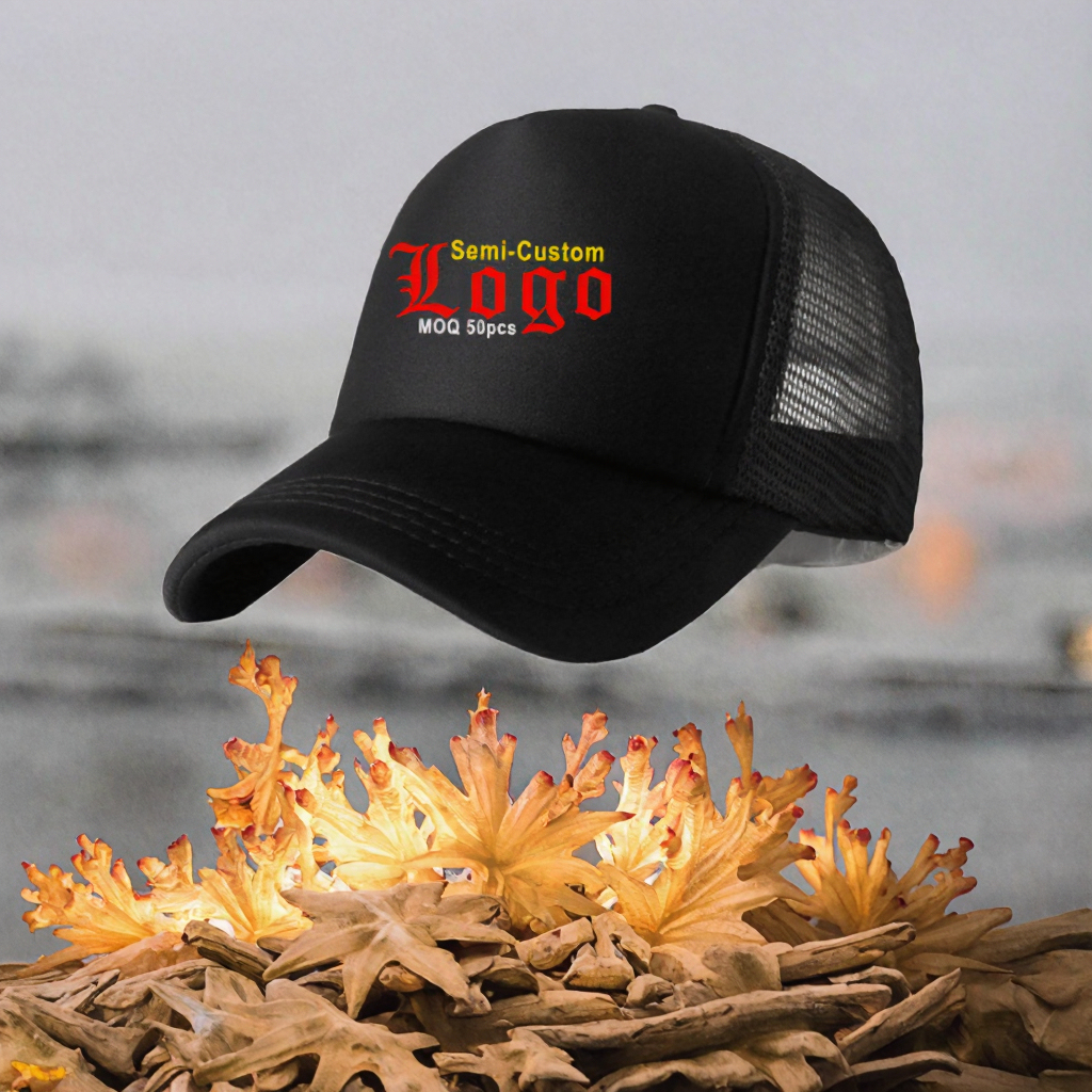 Atmungsaktive Netz-Trucker-Cap mit Stickerei 3