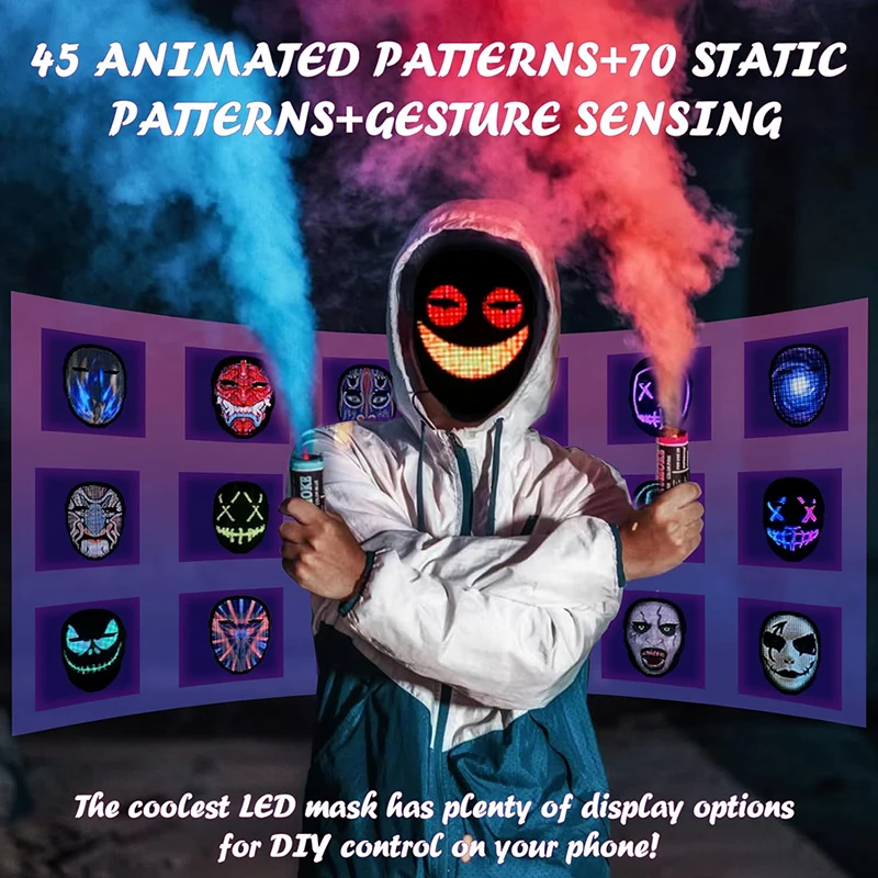 Bluetooth-LED-Maske 2