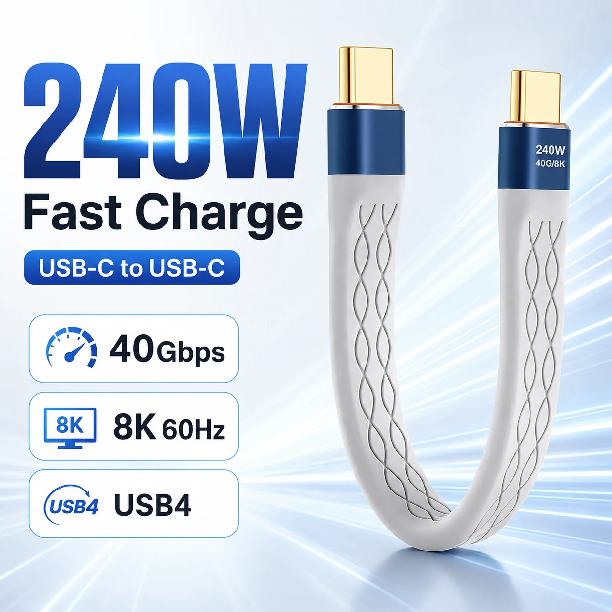 USB4-Typ-C-Schnellladekabel 2