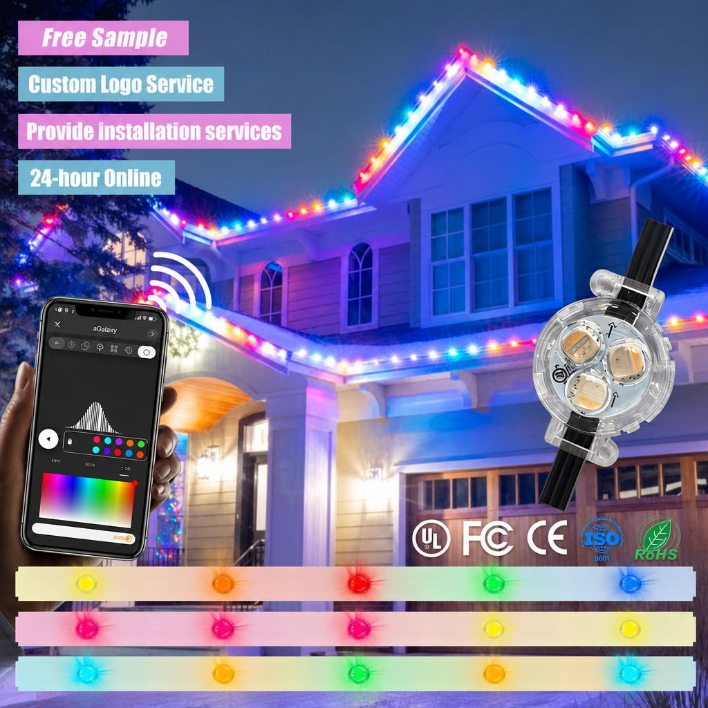 Smarte WLAN-Weihnachtslichter IP68 Punktlichter