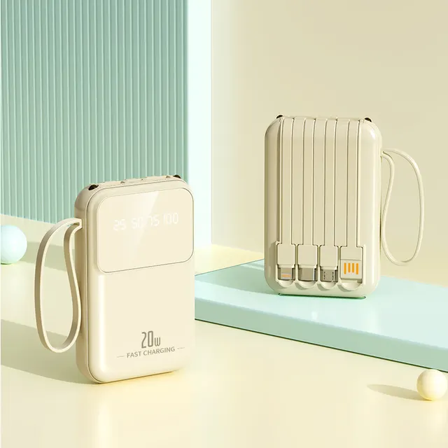 Mini-Powerbank 20000 mAh mit Digitalanzeige 2