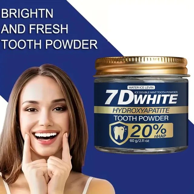 Hydroxyapatit-Zahnpulver mit Aktivkohle 3