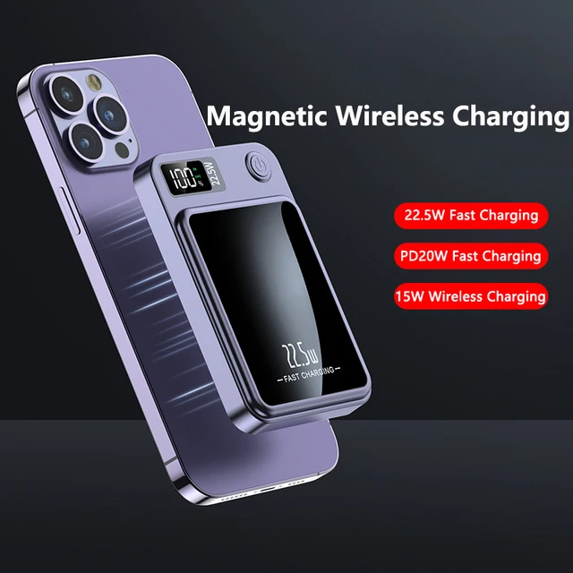 Mini-Powerbank 10000mAh Magnetisch Kompakt 2