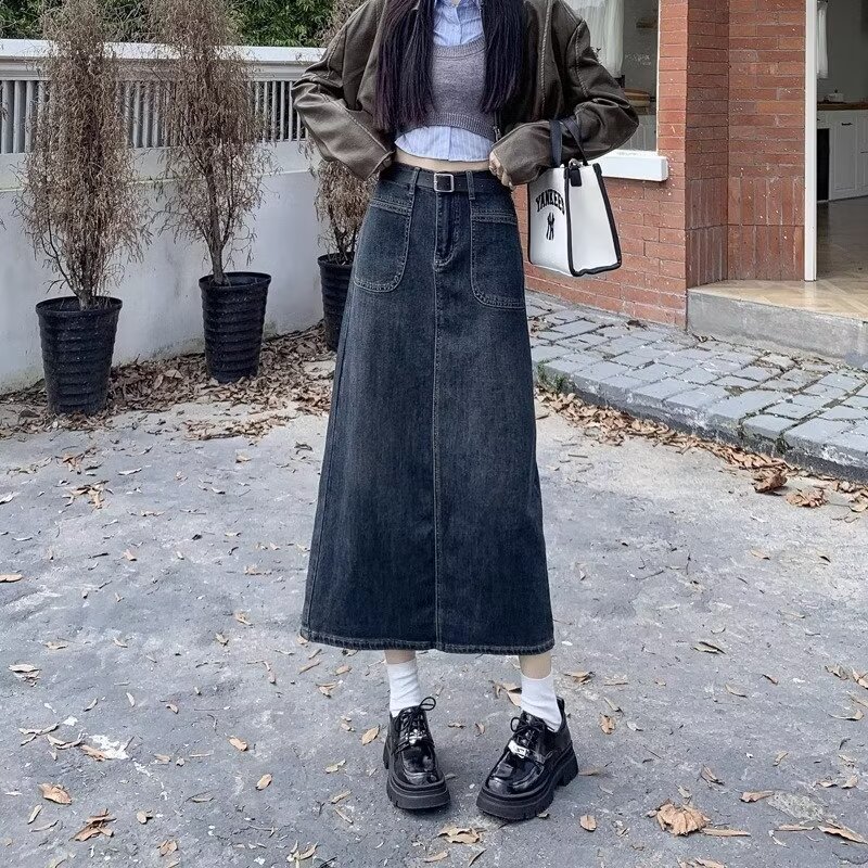 Koreanischer Slim-Fit Figurformender Minirock