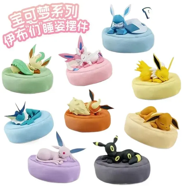 Schlafende Eevee-Blindbox-Figur als Desktop-Deko 3