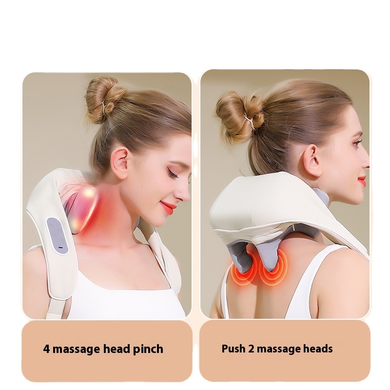 Mini Shiatsu Nackenmassagegerät mit Wärme 2