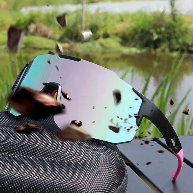 Großrahmige Radbrille mit UV400-Schutz, winddicht 4