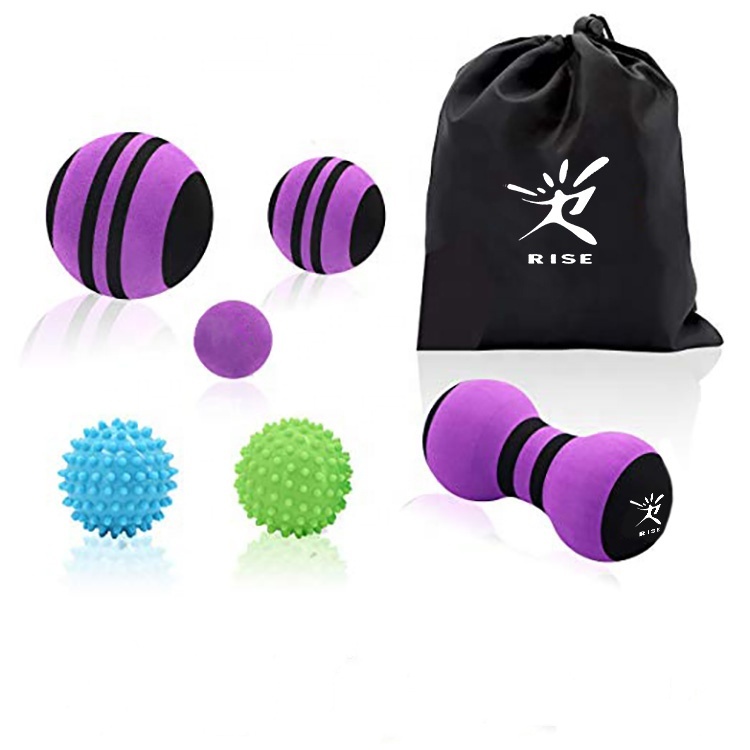Erdnuss Massageball Set mit Noppen