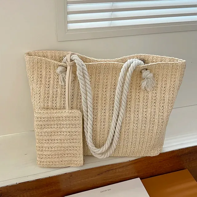 Strandtasche aus Stroh 2