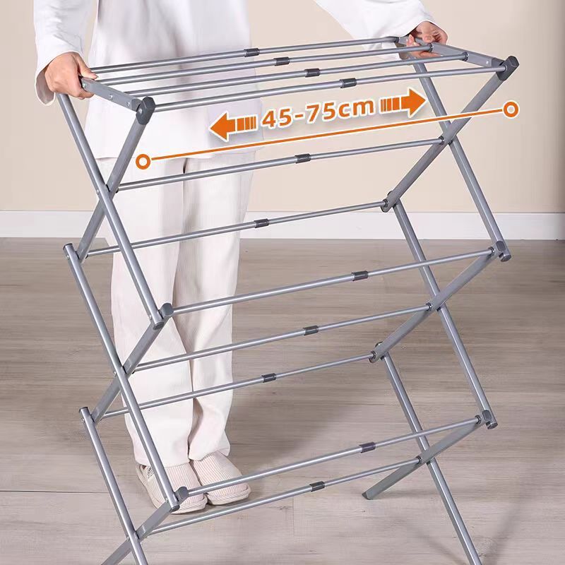 3-lagiger Faltbarer Wäscheständer 2