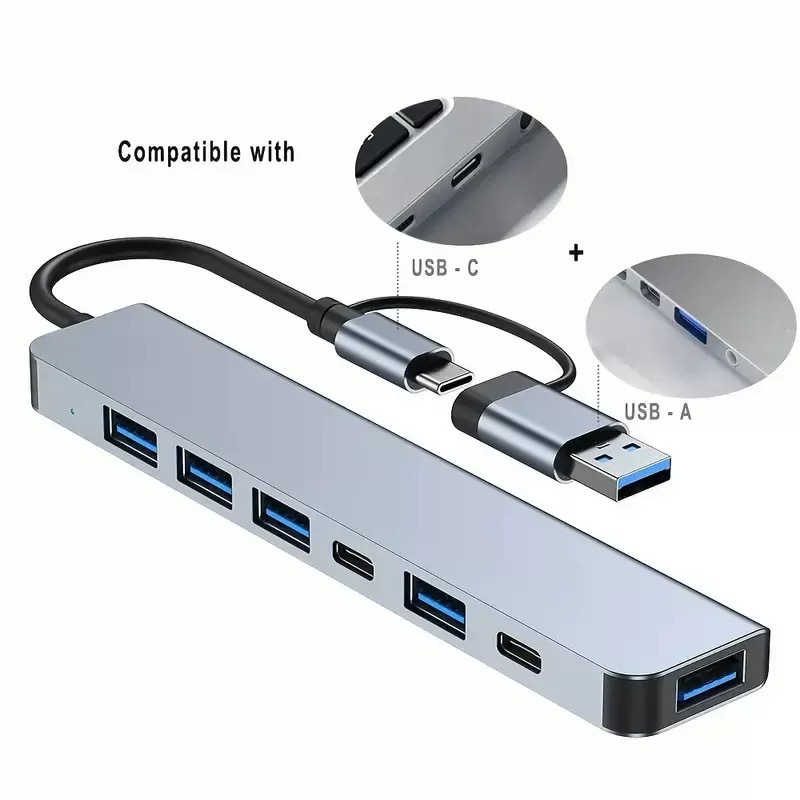 7-in-1 USB-C Hub Splitter Adapter 2