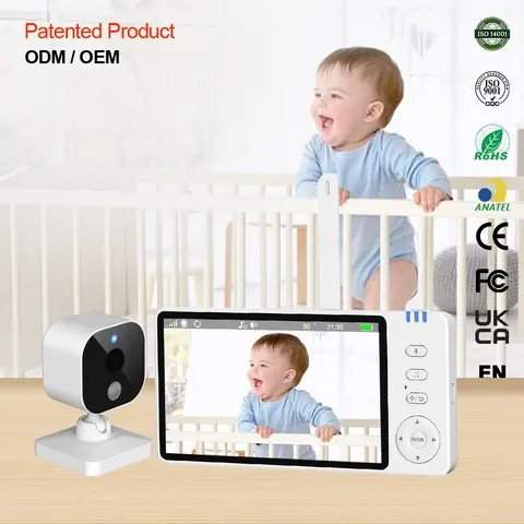 5-Zoll Babyphone mit Nachtsicht und Kamera