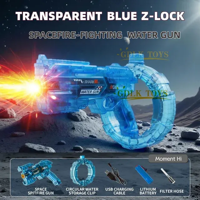 Elektrische Wasserpistole mit Wasserautomatik 3