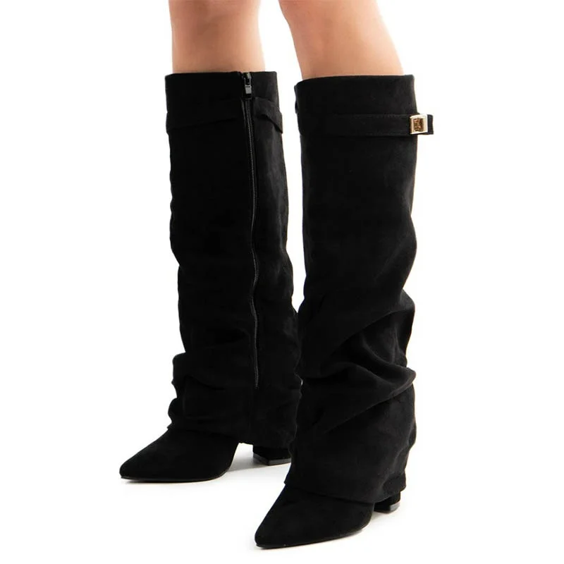 Kniehohe Stiefel